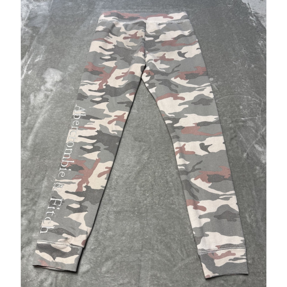 Abercrombie Kids Camo Sweats Elastic & Drawstring Waist Sz 9/10 Multicolored